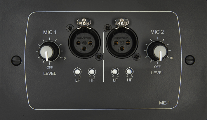 ME-1B / ME-1W: Active Input Plate with Dual Mic Input, Mic Level Control & 2 Band EQ for DCM1 / DCM-1e - CLOUD (ENGLAND) _ ME-1B